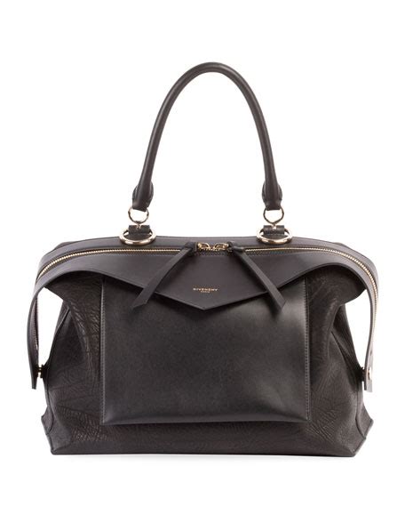 Givenchy Sway Medium Leather Satchel Bag 